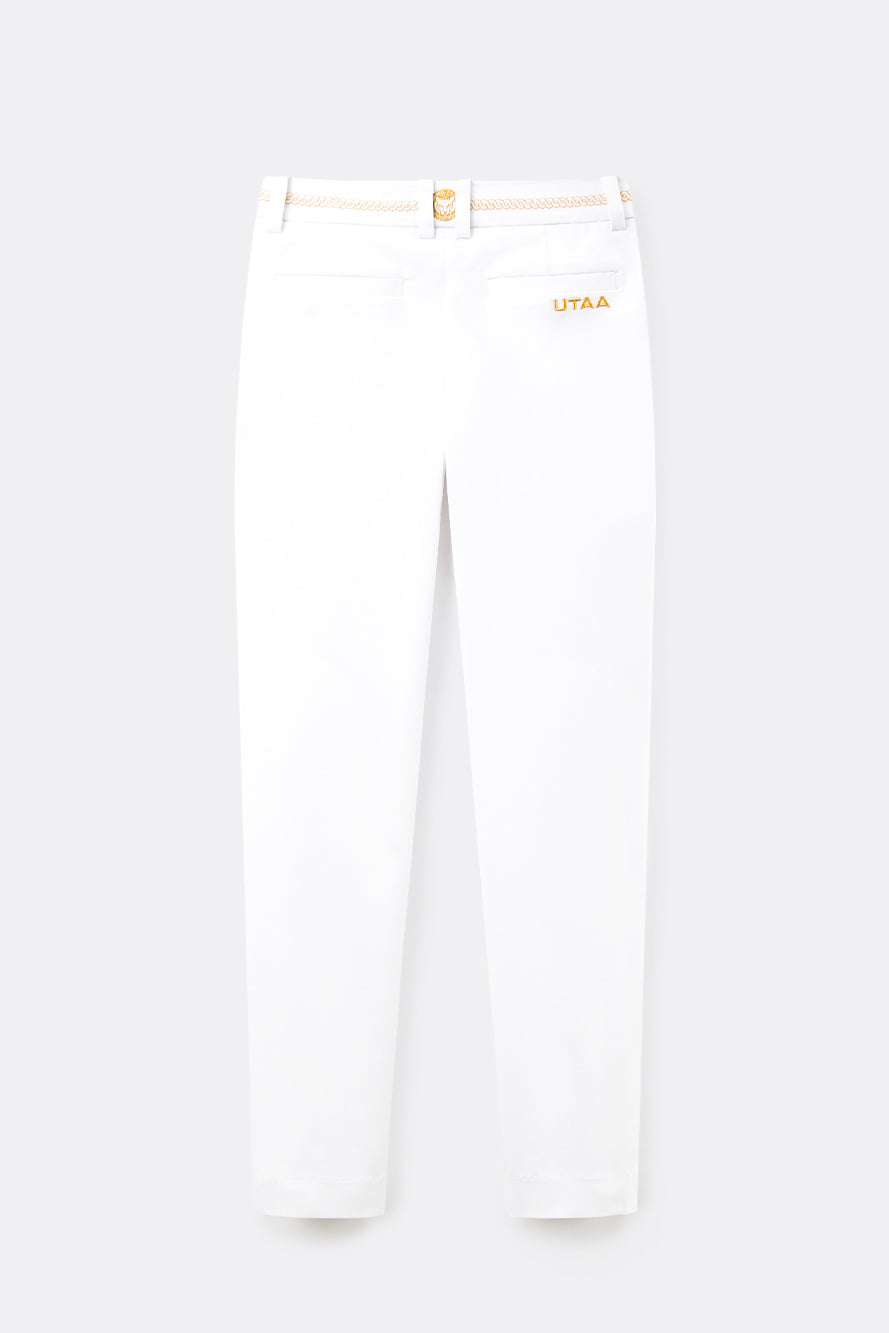 UTAA クレストゴールデンパンサーScudoラインパンツ ホワイト : Women's