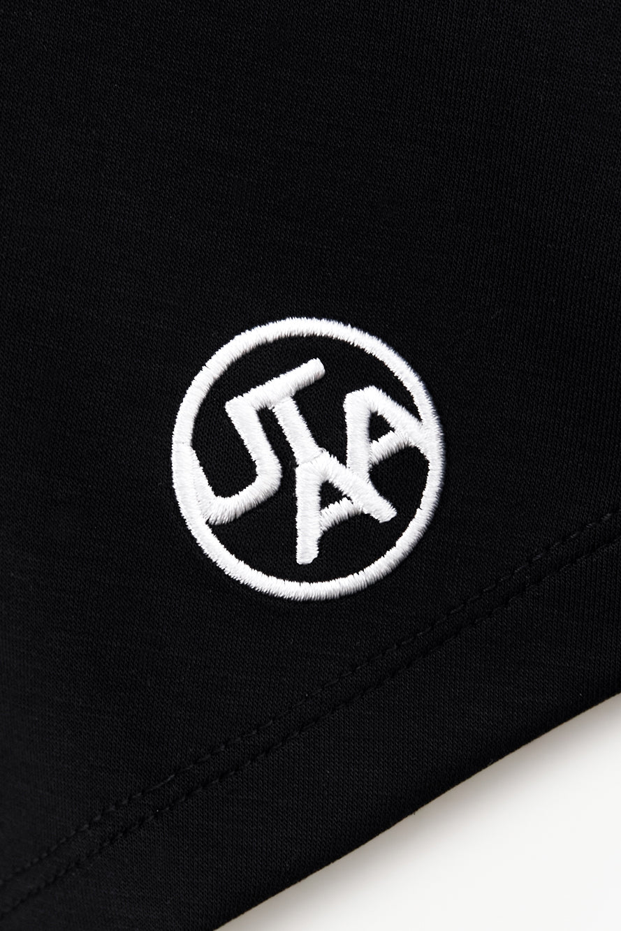 UTAA イーズフィットバンディングフレアスカート ブラック：レディース