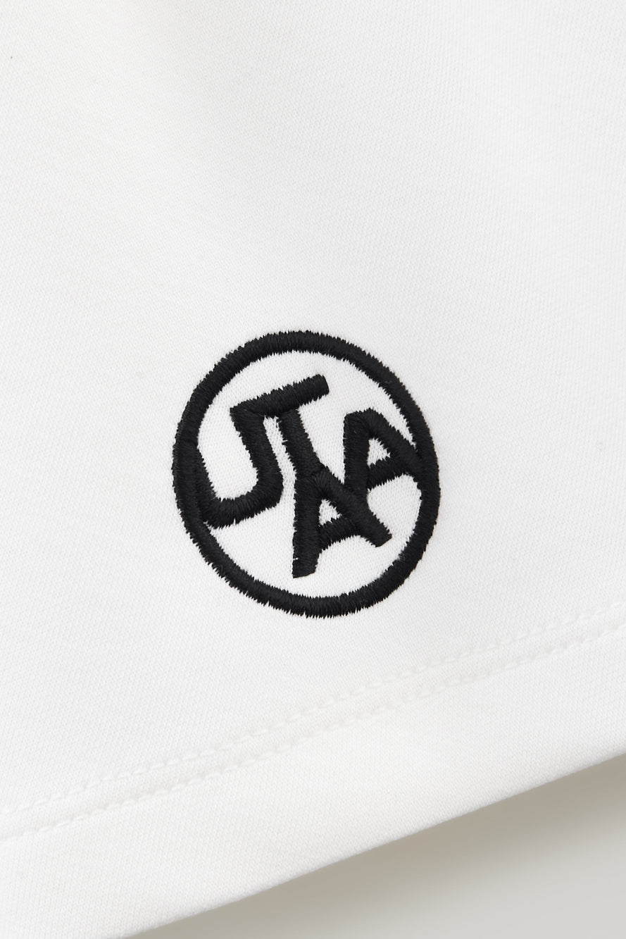 UTAA イーズフィットバンディングフレアスカート ホワイト：レディース