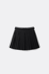 UTAA ペタラインモノプリーツスカート ブラック : Women's