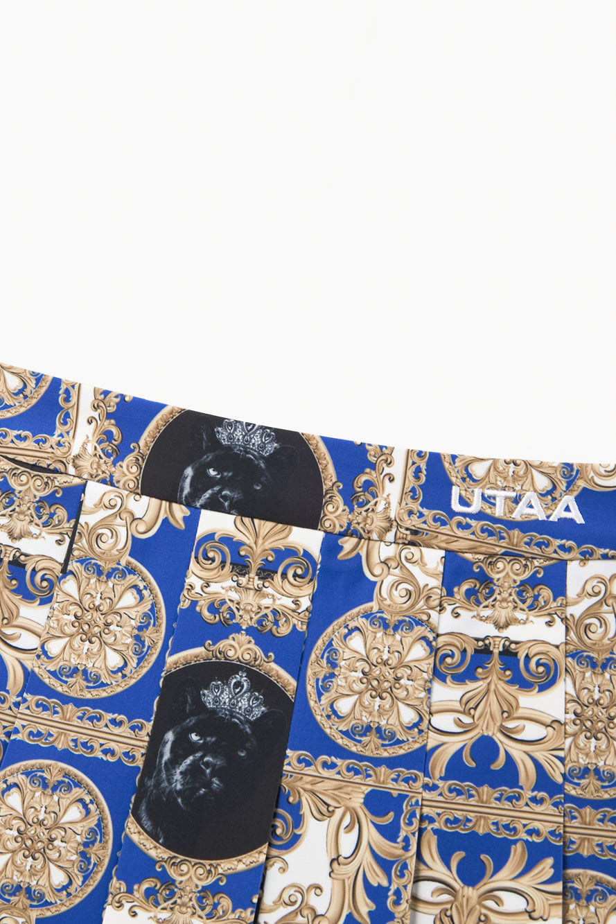 UTAA カラーシーズンバロックショートプリーツスカート : Women's
