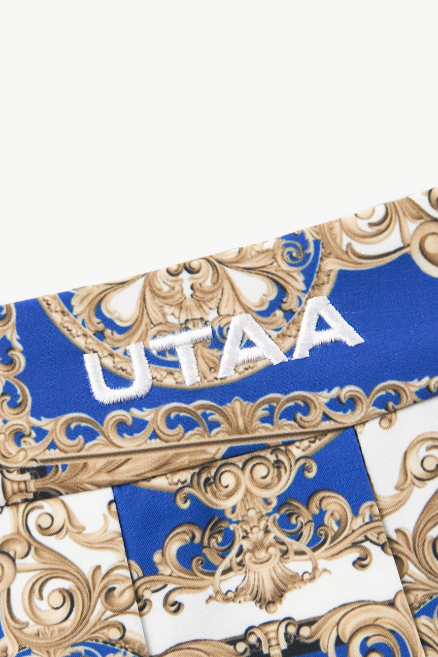 UTAA カラーシーズンバロックショートプリーツスカート : Women's
