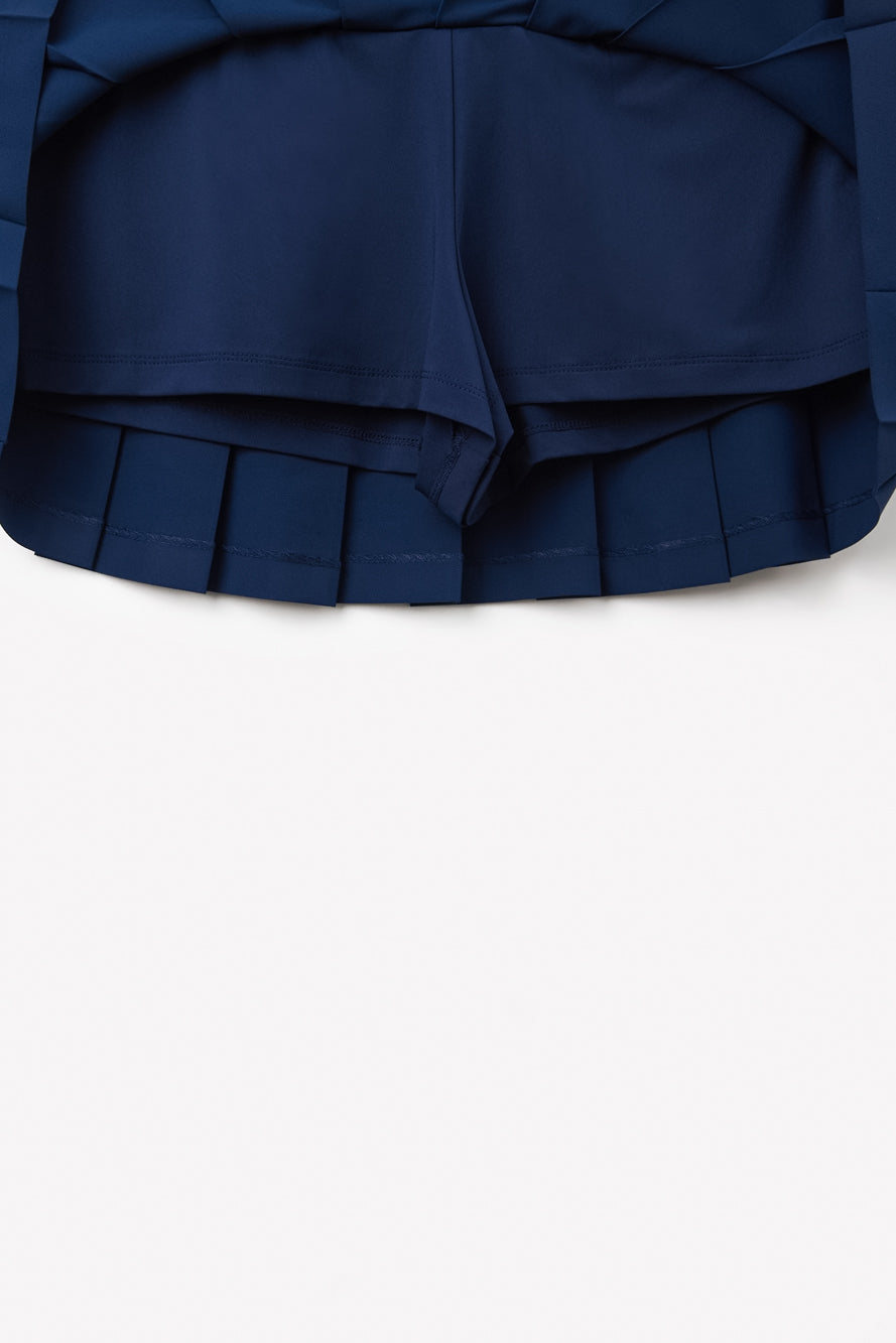 UTAA ドゥカットギルトロゴベルトプリーツスカート : Women's