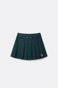 UTAA VarsityClassicalチェックプリーツスカート ネイビー : Women's