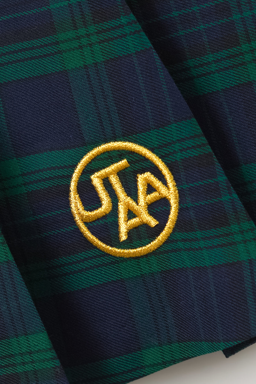 UTAA VarsityClassicalチェックプリーツスカート ネイビー : Women's