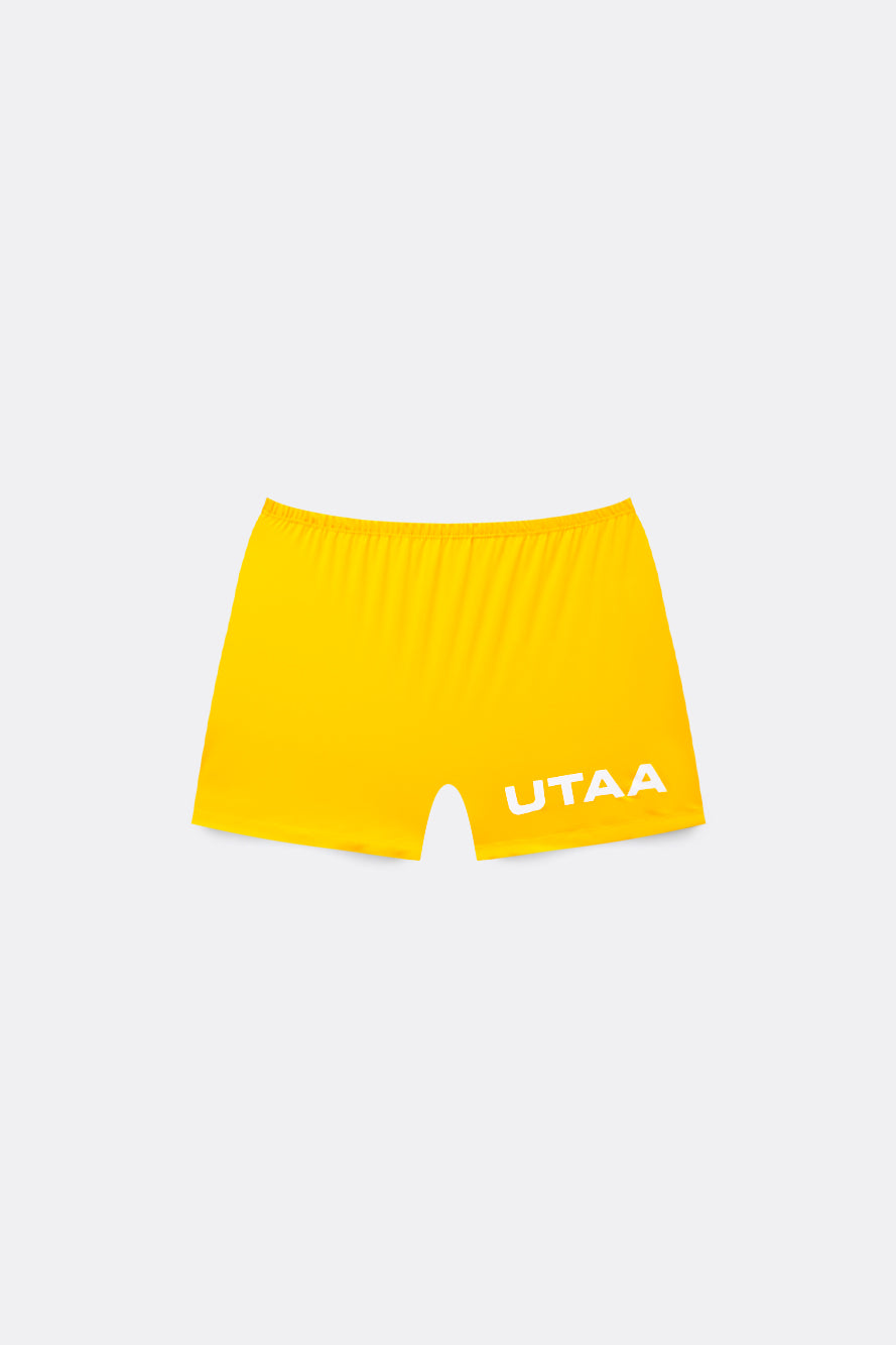 UTAA Candy-coloredTapeプリーツスカート イエロー : Women's