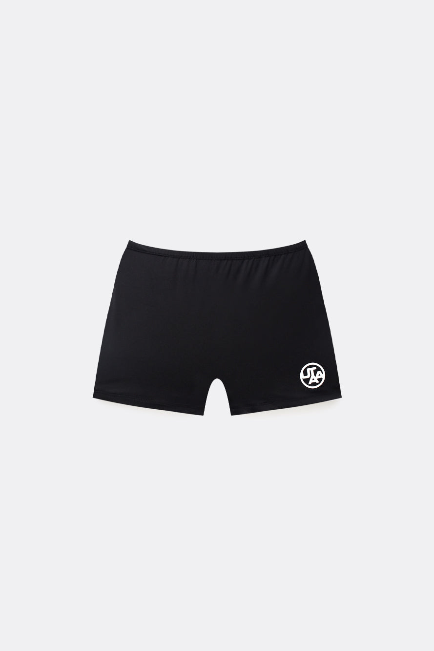 UTAA Laurelシンボルエンブレムカラープリーツスカート ブラック : Women's