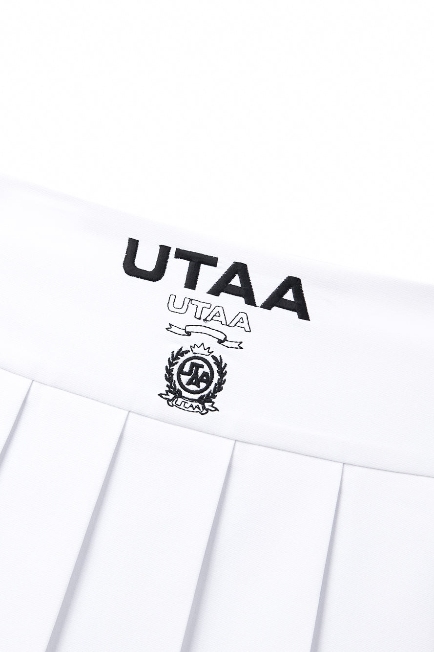 UTAA Laurelシンボルエンブレムカラープリーツスカート : Women's