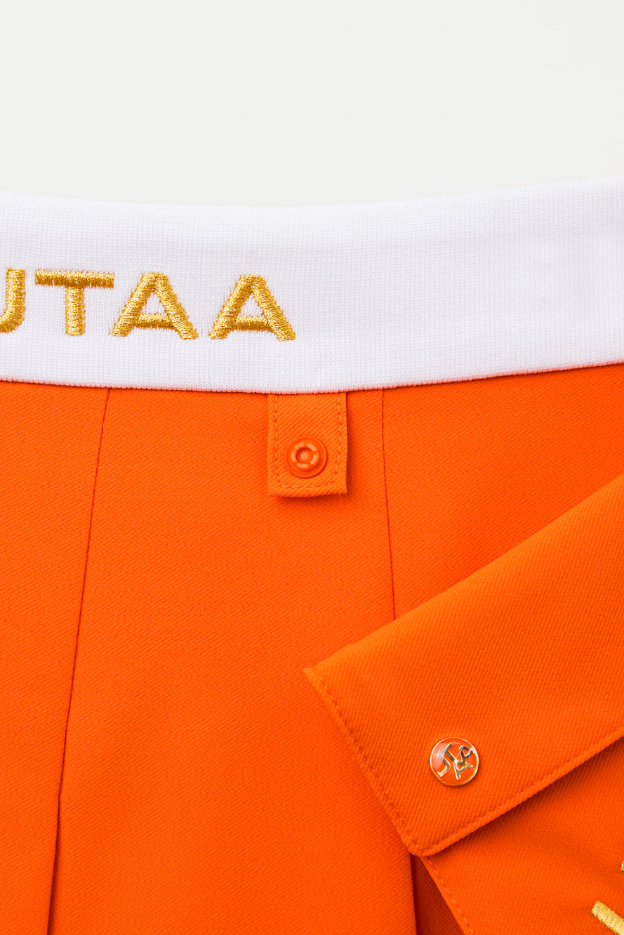 UTAA PrismゴールデンPanterOutPocketプリーツスカート : Women's