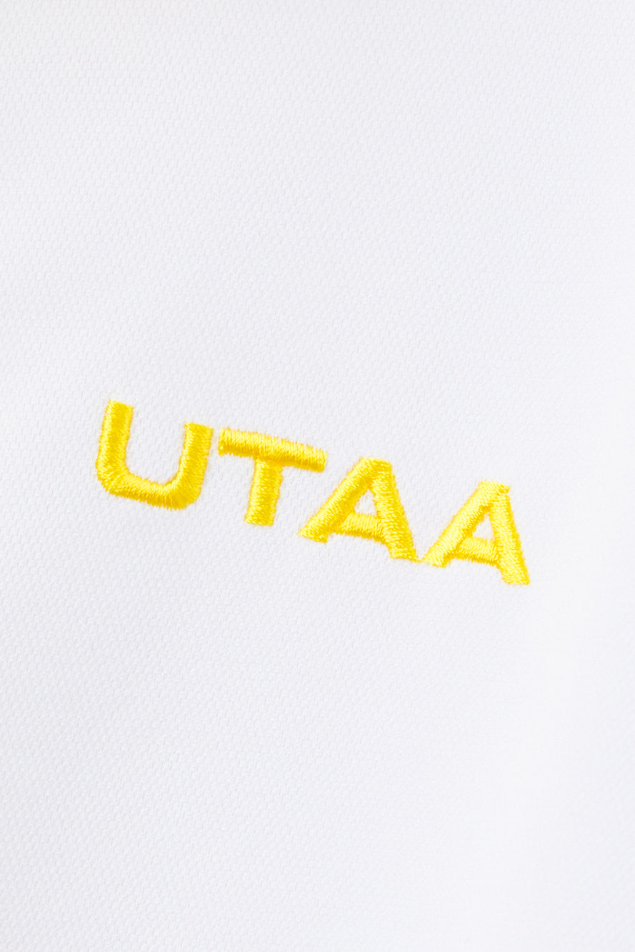 UTAA ポップカラータイタータンチェックPKティー イエロー：レディース