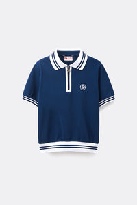 UTAA オーシャニックデュアルラインZip-upPKTシャツ ネイビー : Women's