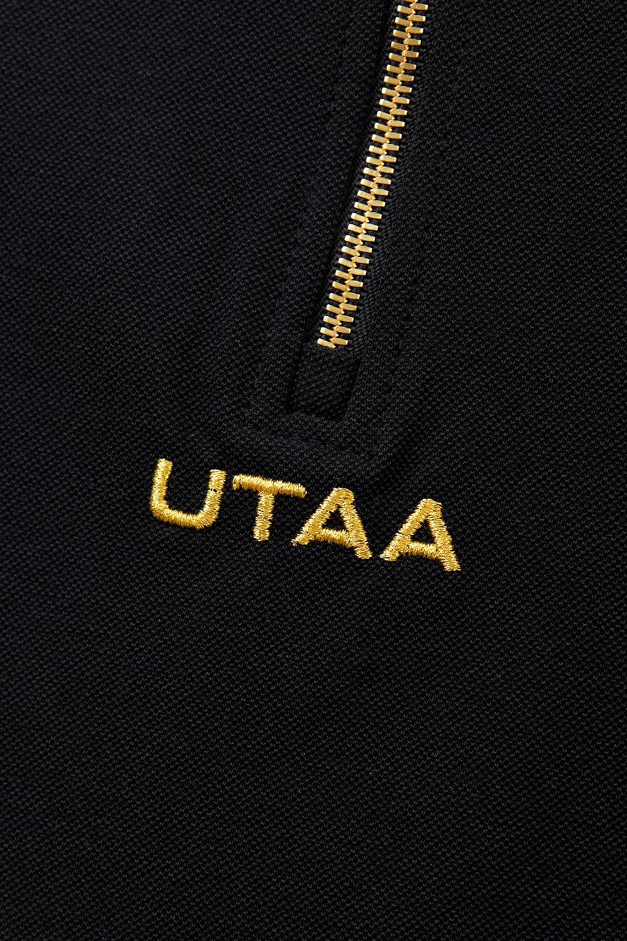 UTAA クレストゴールデンパンサータートルネックティー ブラック : Women's
