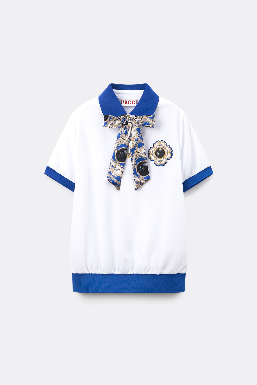 UTAA カラーシーズンバロックタイPKTシャツ : Women's