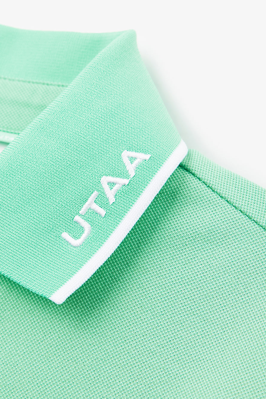 UTAA PrismゴールデンPanterPKシャツ ライトグリーン : Women's