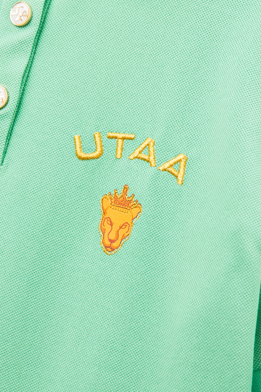 UTAA PrismゴールデンPanterPKシャツ ライトグリーン : Women's