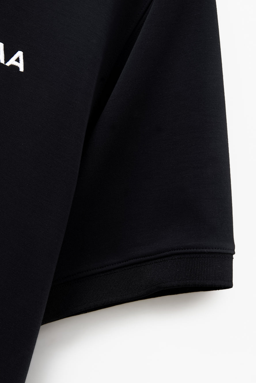 UTAA タイポカラーロゴベーシックTシャツ ブラック : Men's