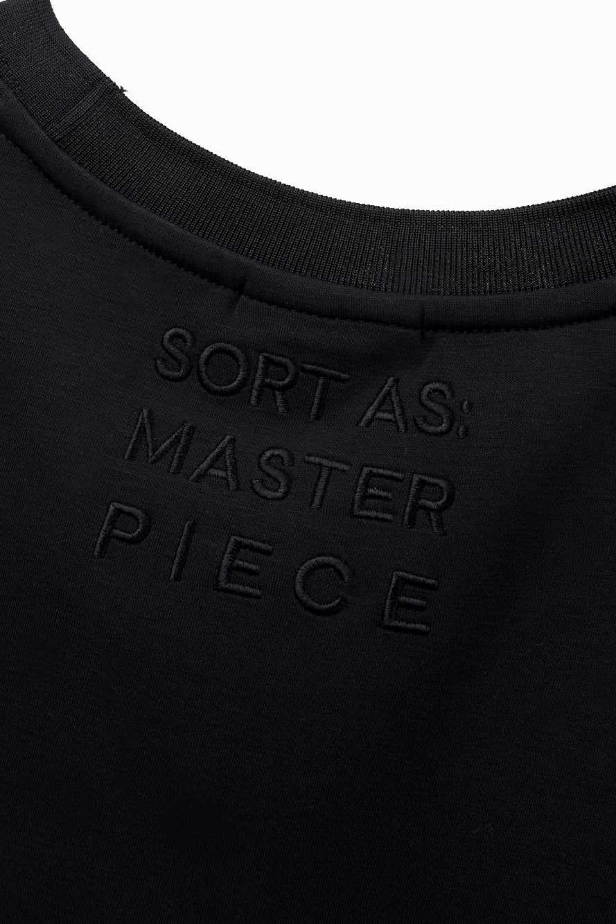 UTAA タイポカラーロゴベーシックTシャツ ブラック : Men's