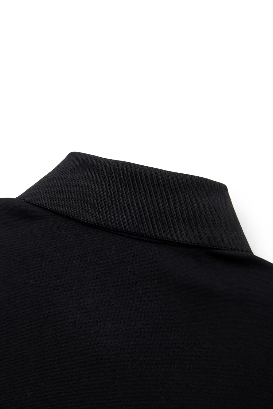 UTAA イーズシンボルボタンPKスリーブレス ブラック：レディース