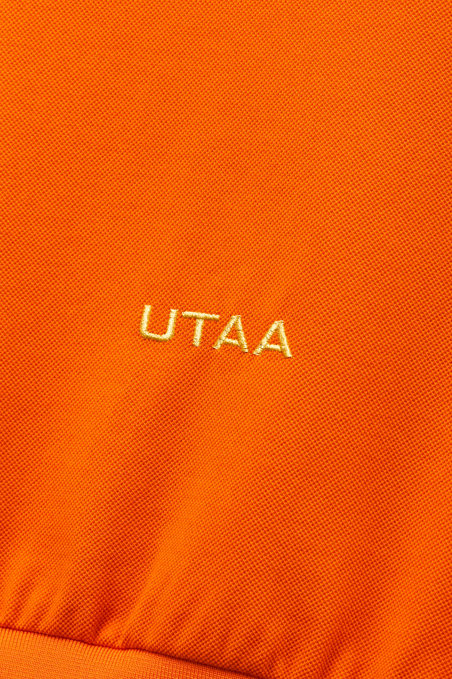 UTAA ドゥカットギルトロゴPKスリーブレス オレンジ : Women's
