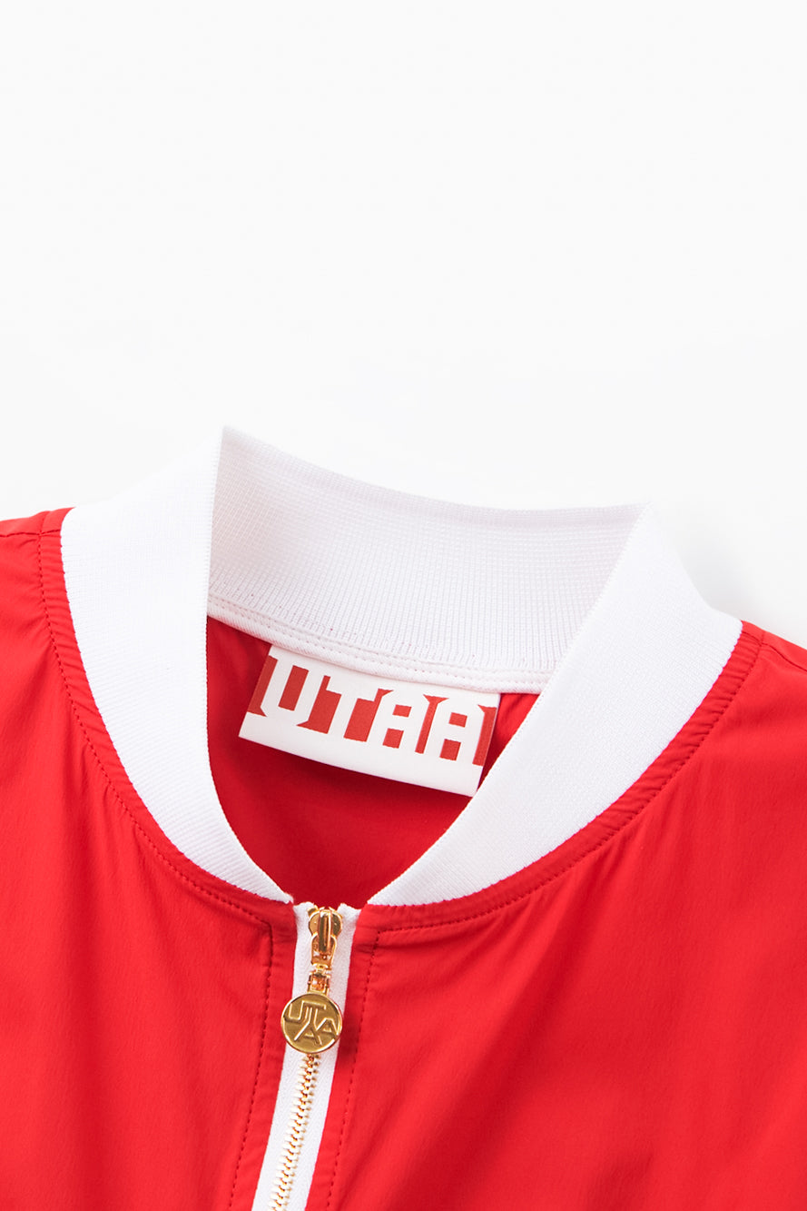 UTAA ストライドパンサーエンブレムベストジャンパー レッド : Women's