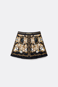UTAA ミッドナイトパンサーバロックプリーツスカート : Women's