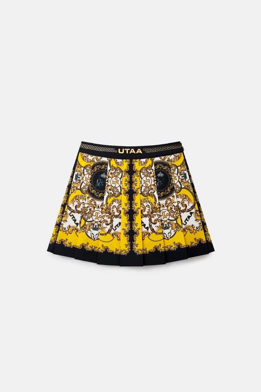 UTAA ミッドナイトパンサーバロックプリーツスカート : Women's