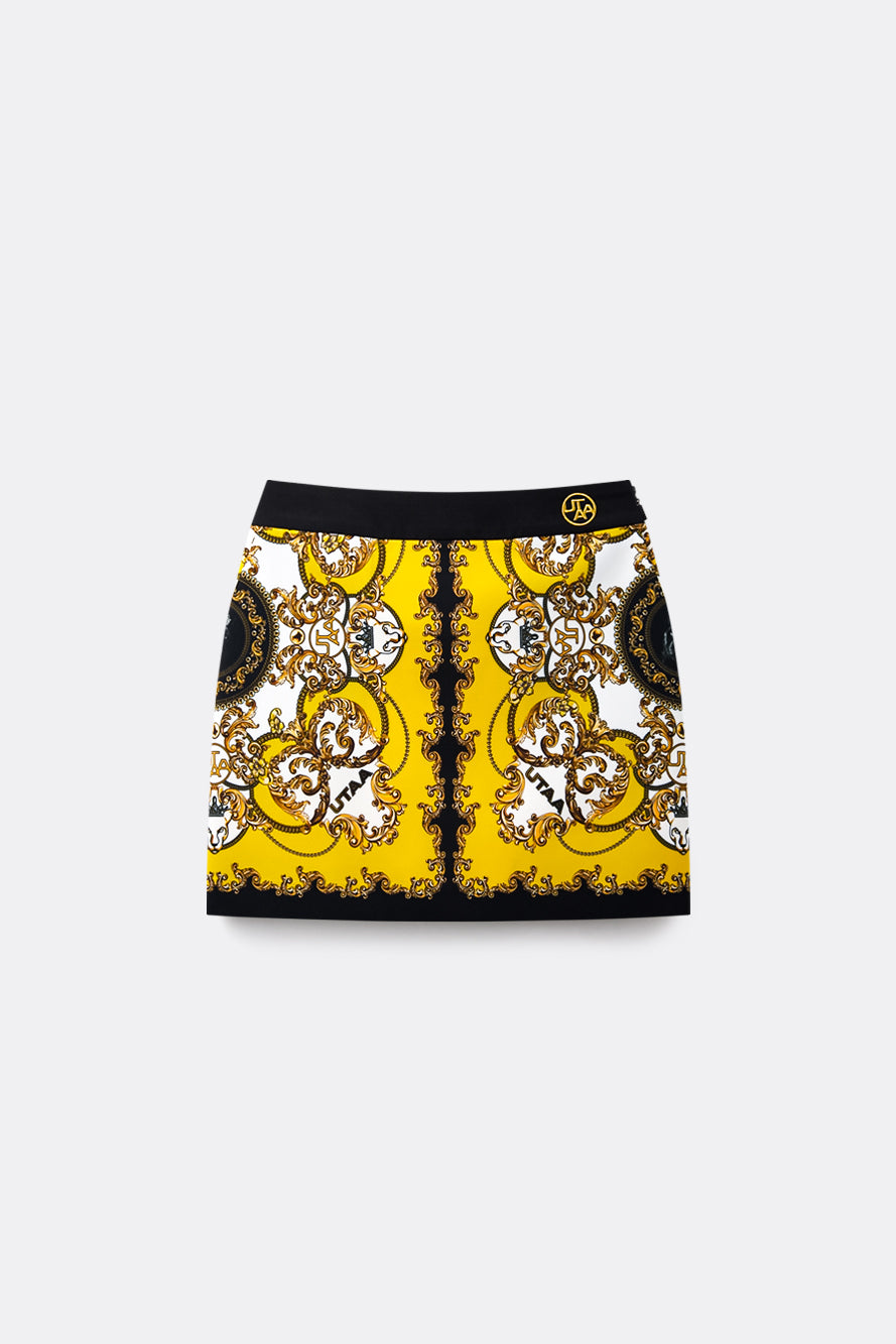 UTAA ミッドナイトパンサーバロックH-Lineスカート イエロー : Women's