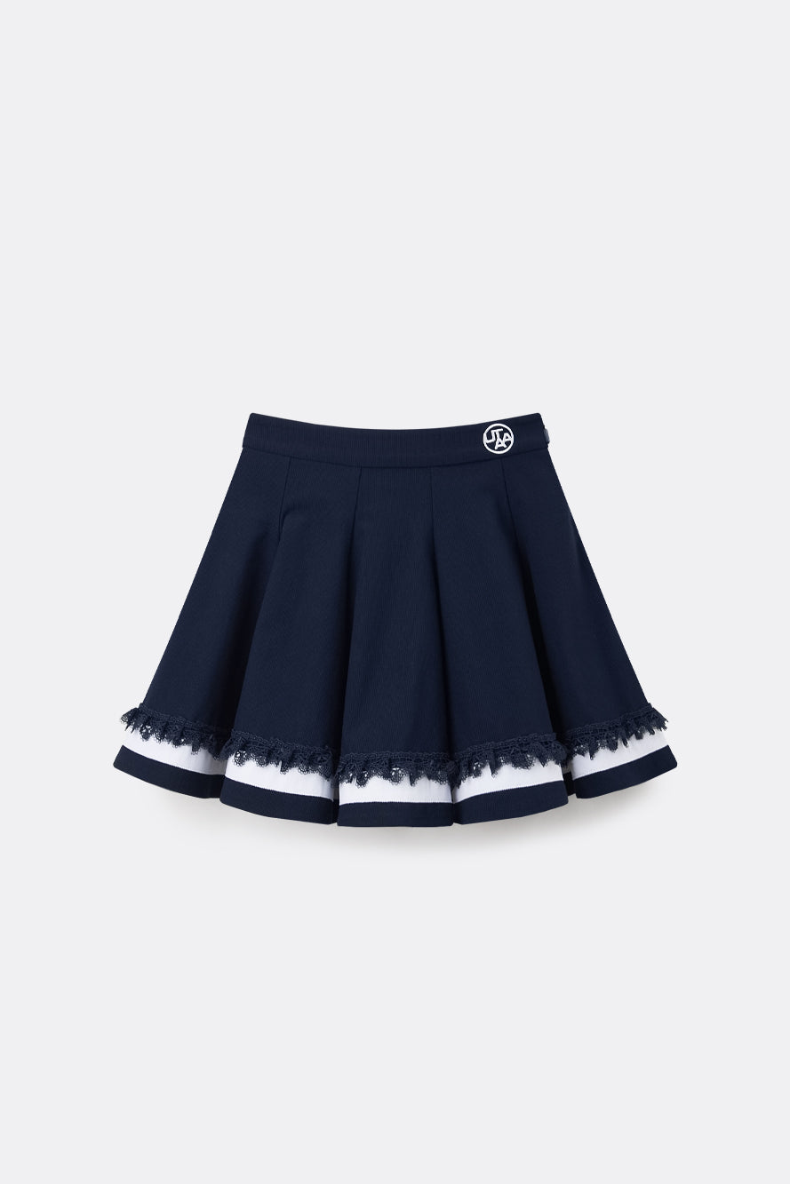 UTAA ノートルフローラルレースフレアスカート ネイビー : Women's