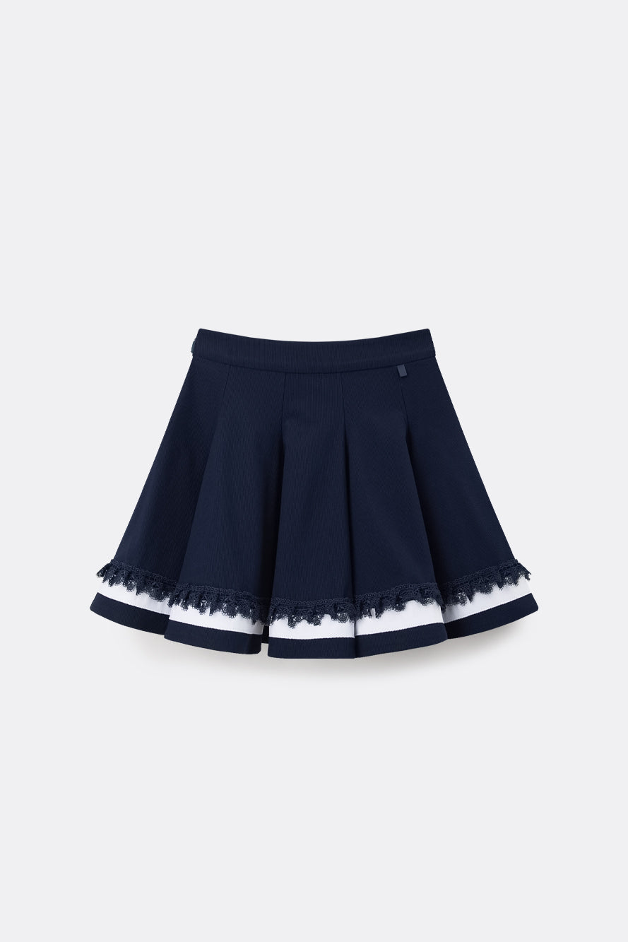 UTAA ノートルフローラルレースフレアスカート ネイビー : Women's