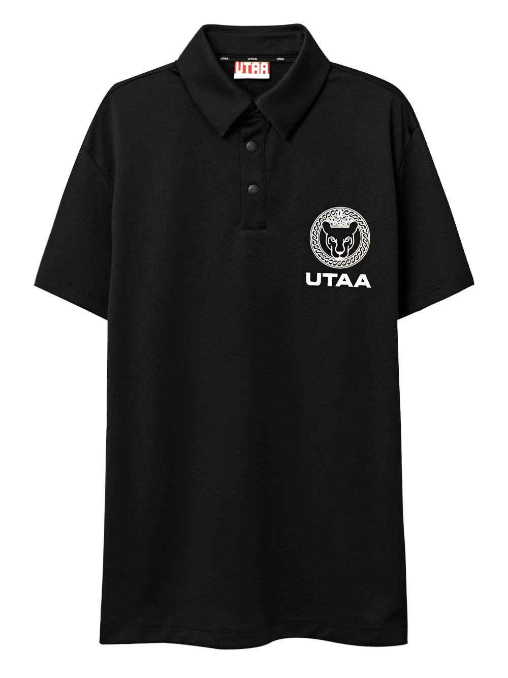 UTAA スクードリングパンサーPK Tシャツ ブラック：メンズ