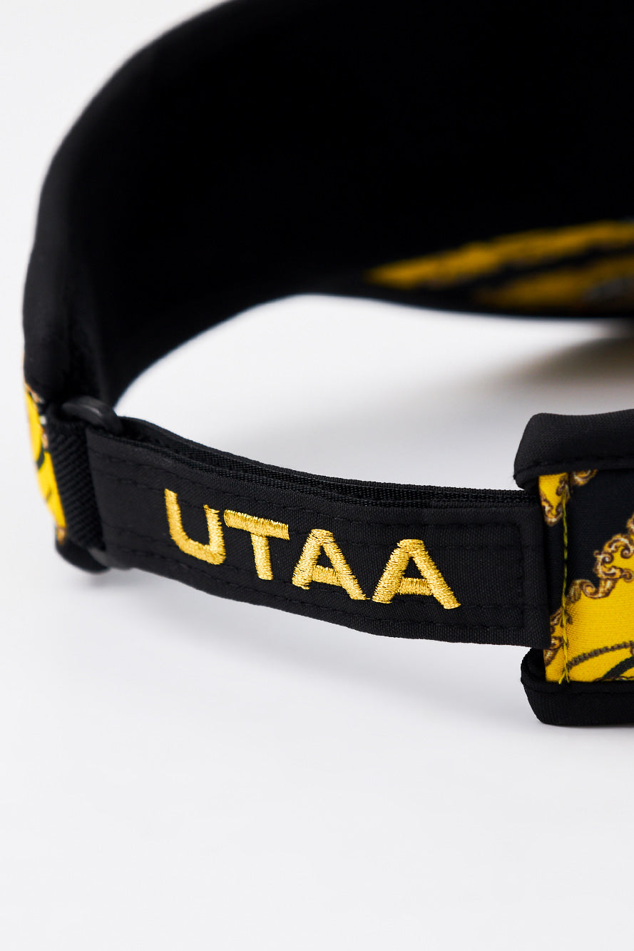 UTAA ミッドナイトパンサーバロックリボンサンバイザー イエロー：レディース