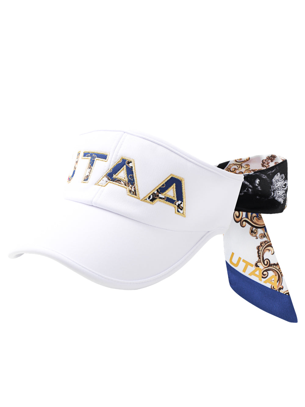UTAA APEXチェーンバロックフロンティアリボンサンバイザー ブルー：レディース