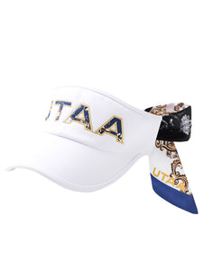 UTAA APEXチェーンバロックフロンティアリボンサンバイザー ブルー：レディース