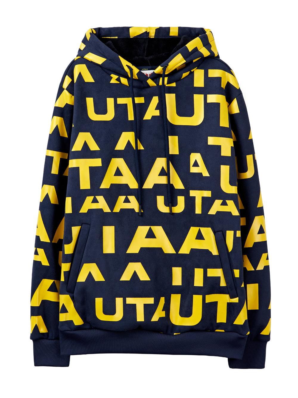 UTAA ハッキングロゴフーディ ネイビー：レディース