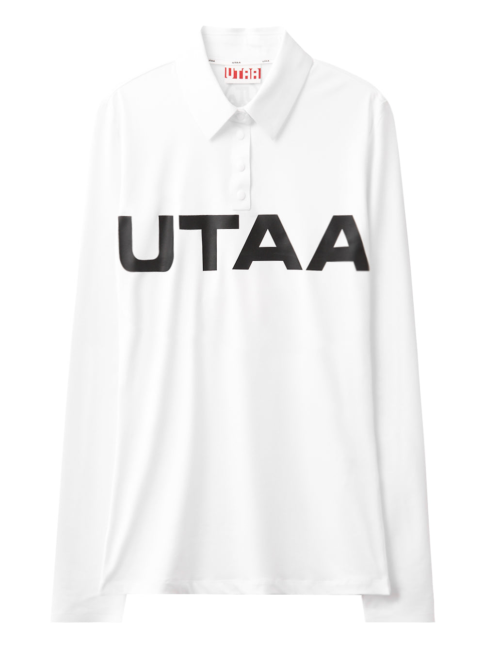 UTAA バルクロゴスタンダードPKスリーブ ホワイト：レディース