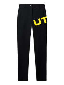 UTAA モンバルクロゴスタンダードパンツ ブラック：レディース