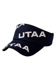 UTAA ロゴウェーブサンバイザー ライトピンク：レディース