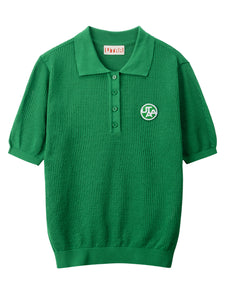 UTAA メッシュニットTシャツ グリーン：レディース