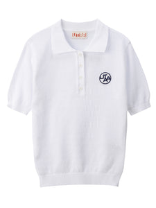 UTAA メッシュニットTシャツ ホワイト：レディース