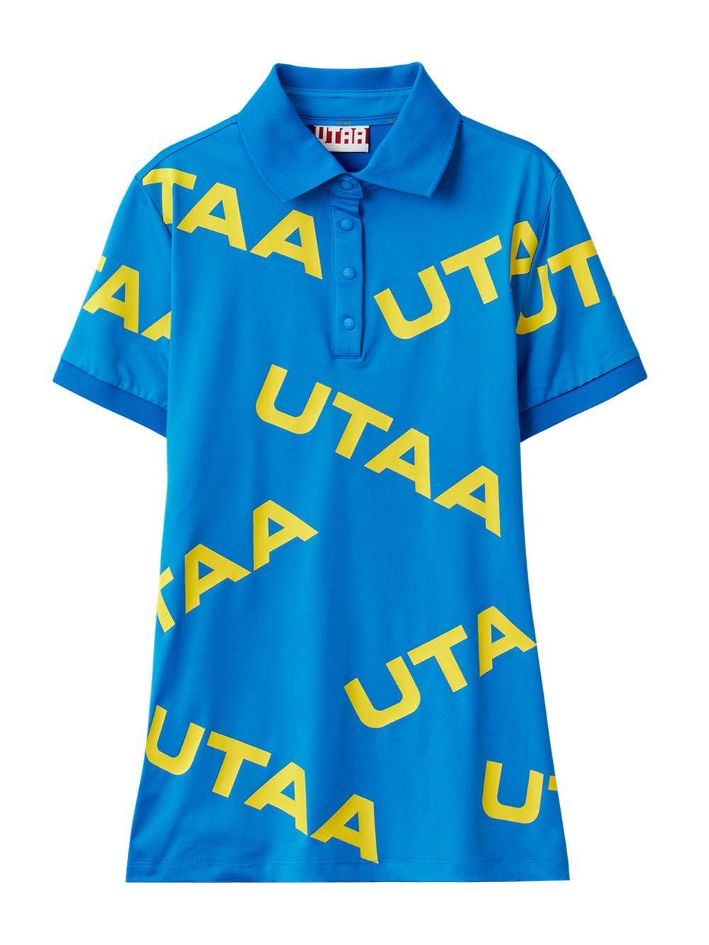 UTAA ロゴウェーブPKシャツ ブルー：レディース