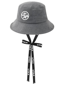 UTAA デイズ シンボル クラシック バケットハット メランジグレー : Women's
