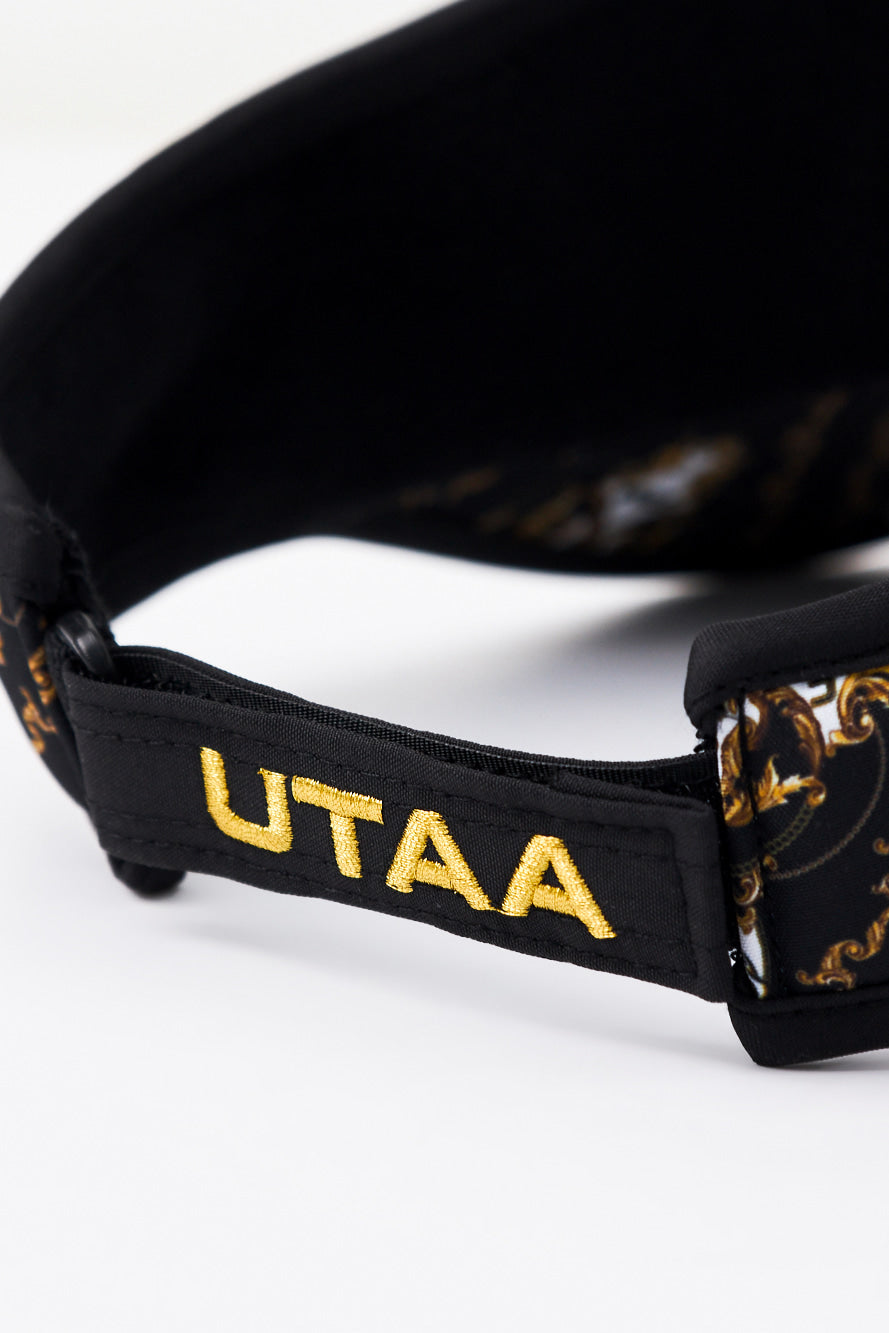 UTAA ミッドナイトパンサーバロックリボンサンバイザー ブラック：レディース