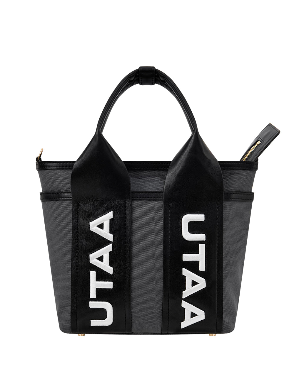 UTAA ブラックキルティングバッグ トートバッグ（WOMEN）
