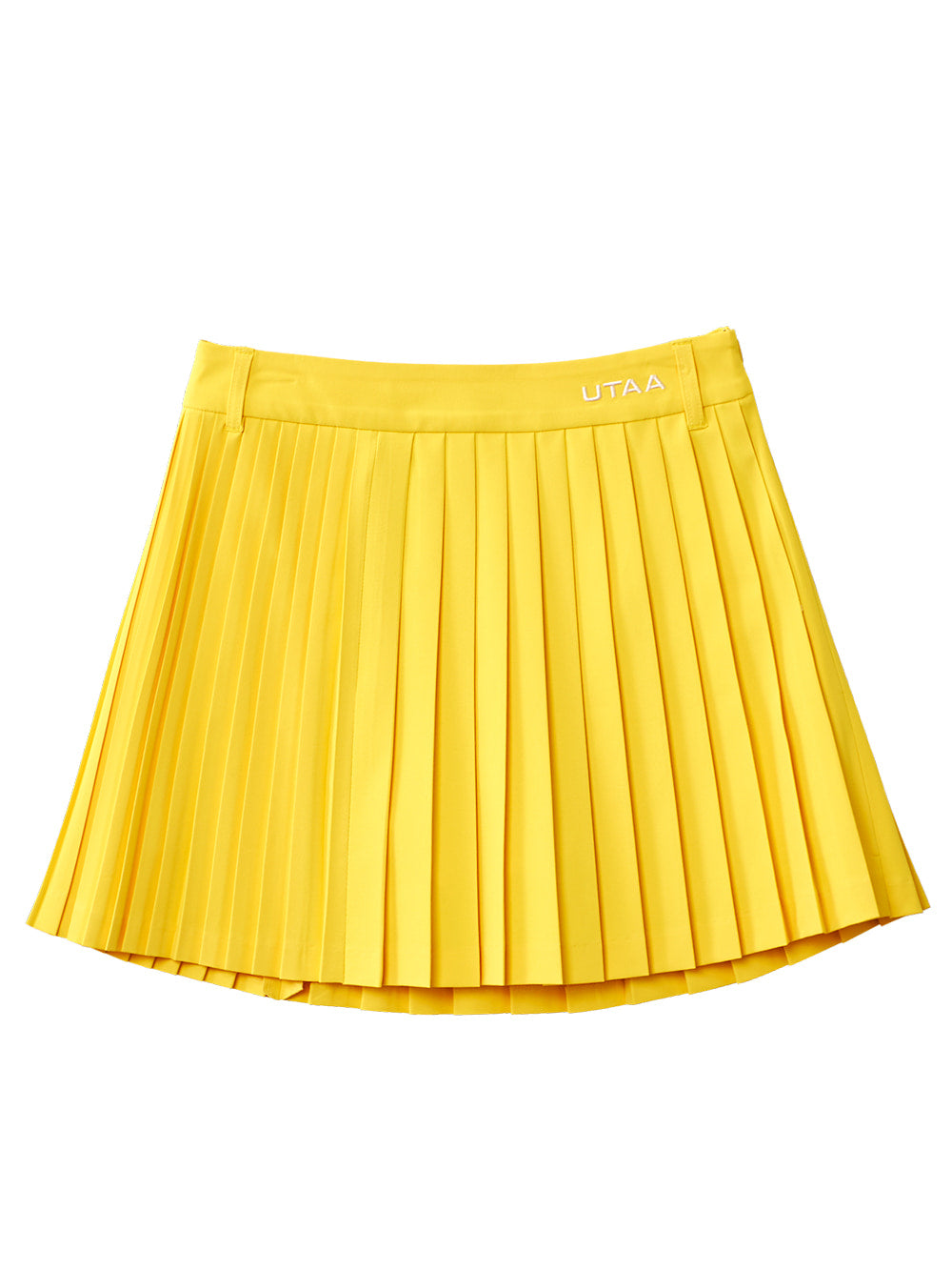 UTAA ネオンベーシックプリーツスカート イエロー