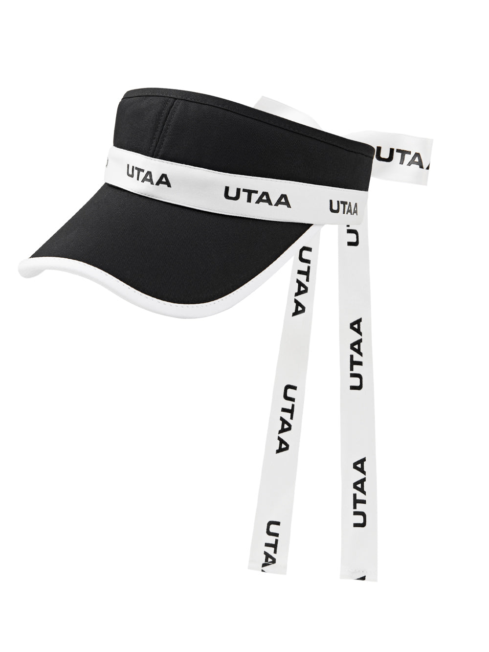 UTAA タイポストラップモノサンバイザー ブラック : Women's