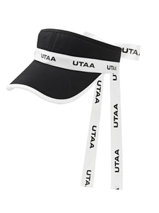 UTAA タイポストラップモノサンバイザー ブラック : Women's