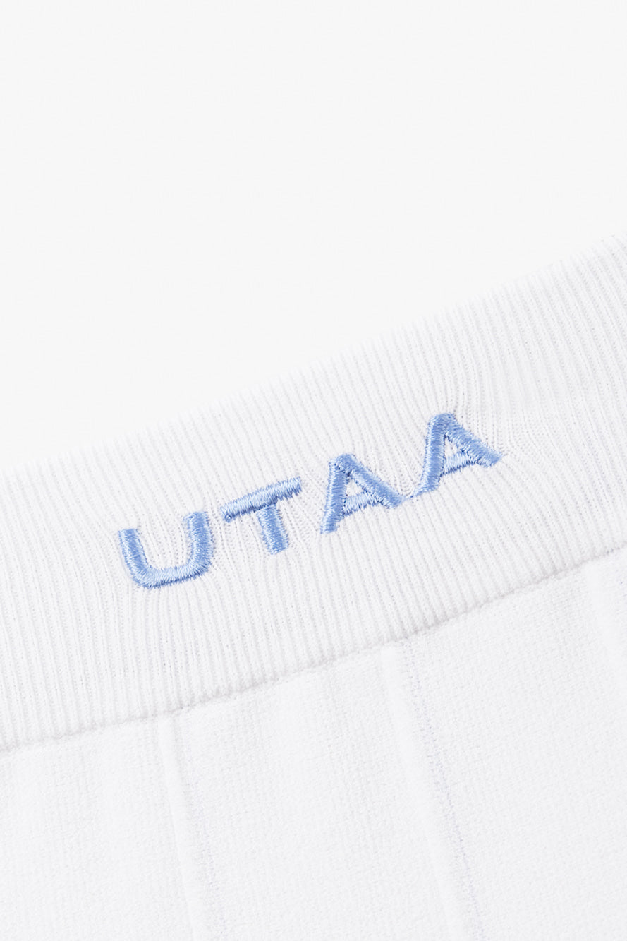 UTAA ブリーズクラシックニットプリーツスカート ホワイト
