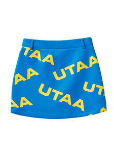 UTAA ロゴウェーブHショートスカート ブルー