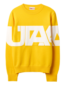 UTAA ミッドデーニットプールオバー イエロー：メンズ