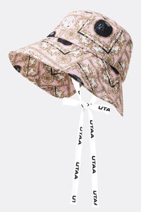 UTAA カラーシーズンバロックバックオープンバケットハット ライトピンク : Women's